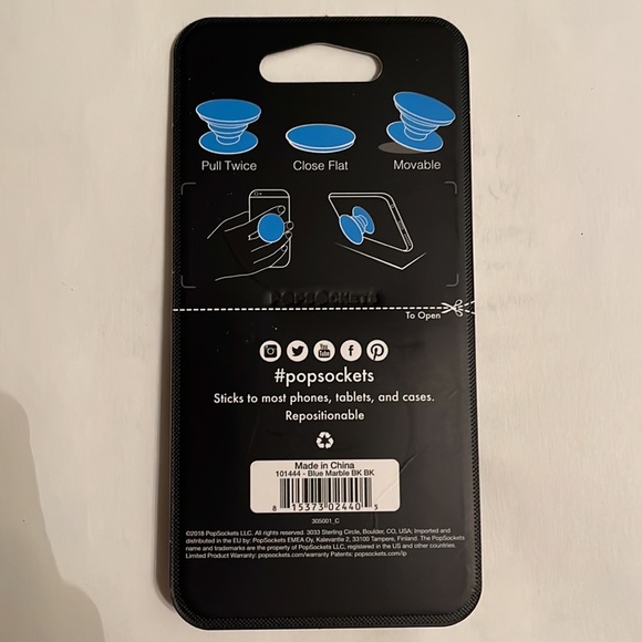 Popsocket Blue Marble - Picture 2 of 2